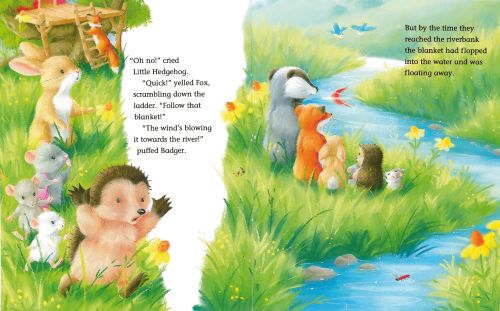 Der kleine Igel und die große Kuscheldecke -  Autor: M. Christina Butler - Hardcover 1. Auflage (23 x 28 x 1 cm)