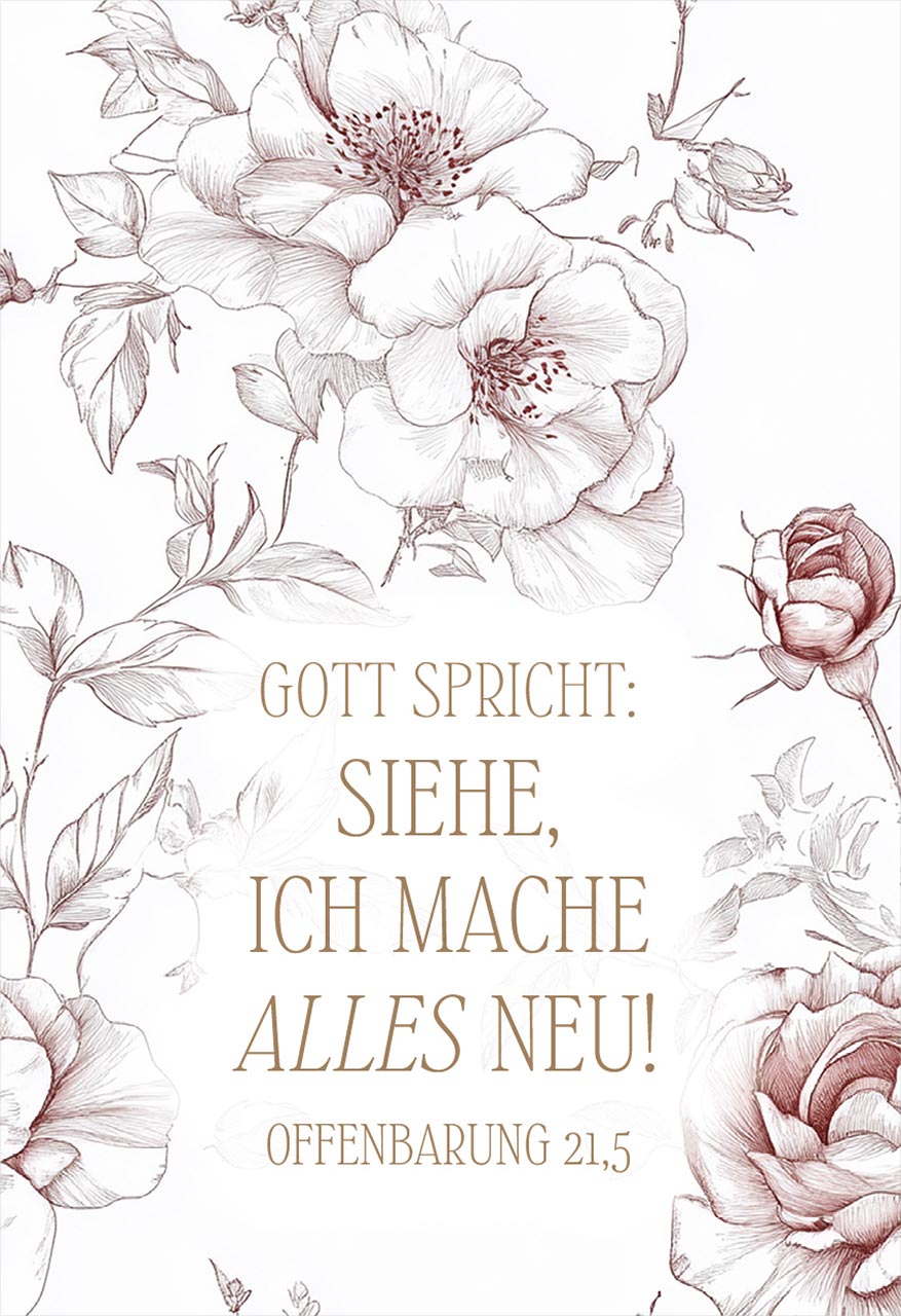 Minikarten Jahreslosung -  Anlass: Jahreslosung (7,2 x 10,5 cm)