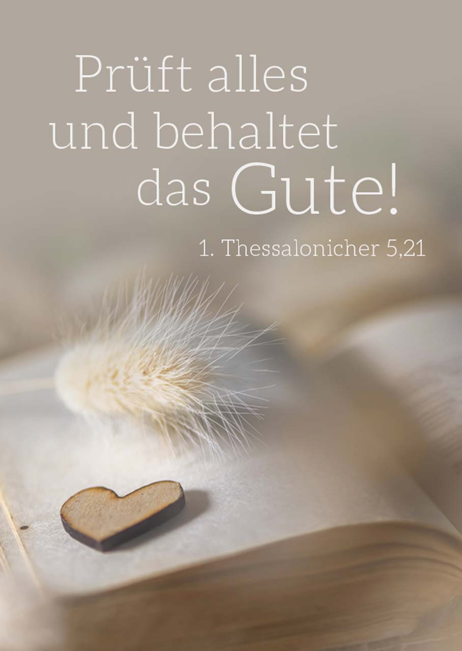 Postkarte Jahreslosung Buch -  Anlass: Jahreslosung (10,5 x 14,8 cm)