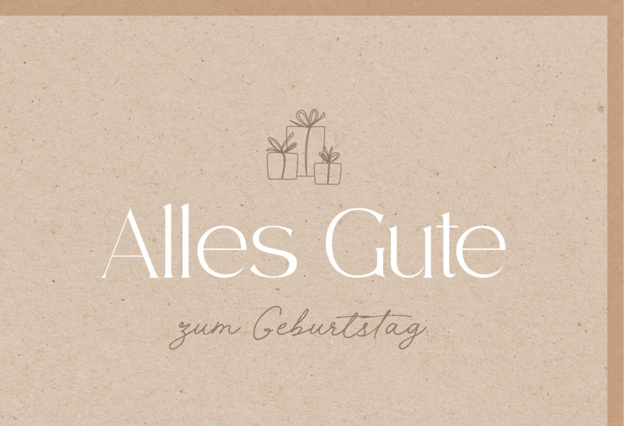 Faltkarte Alles Gute - Fatzer alive -  Anlass: Geburtstag (17 x 11,5 cm)