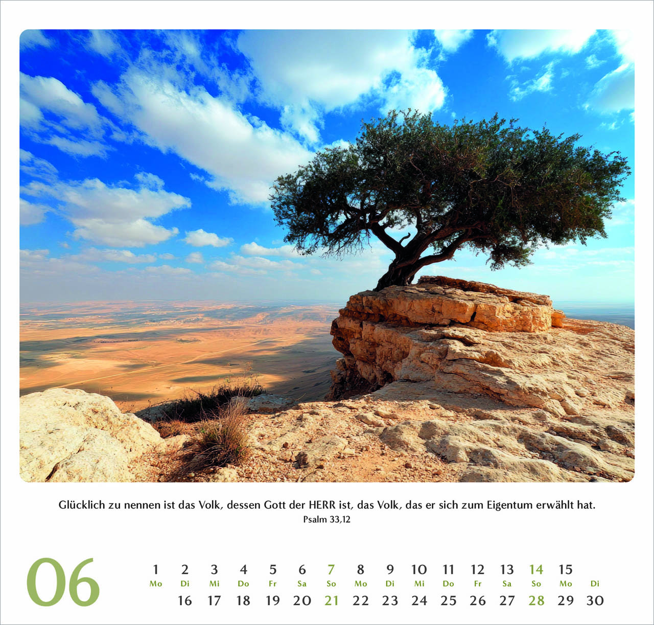 Geliebtes Israel Wandkalender 2026