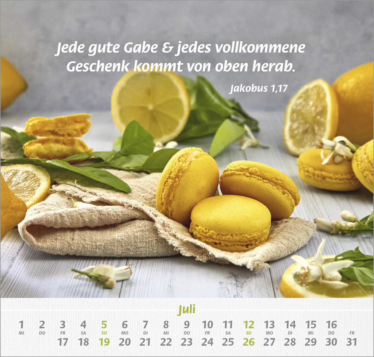 Denn du bist bei mir Wandkalender 2026