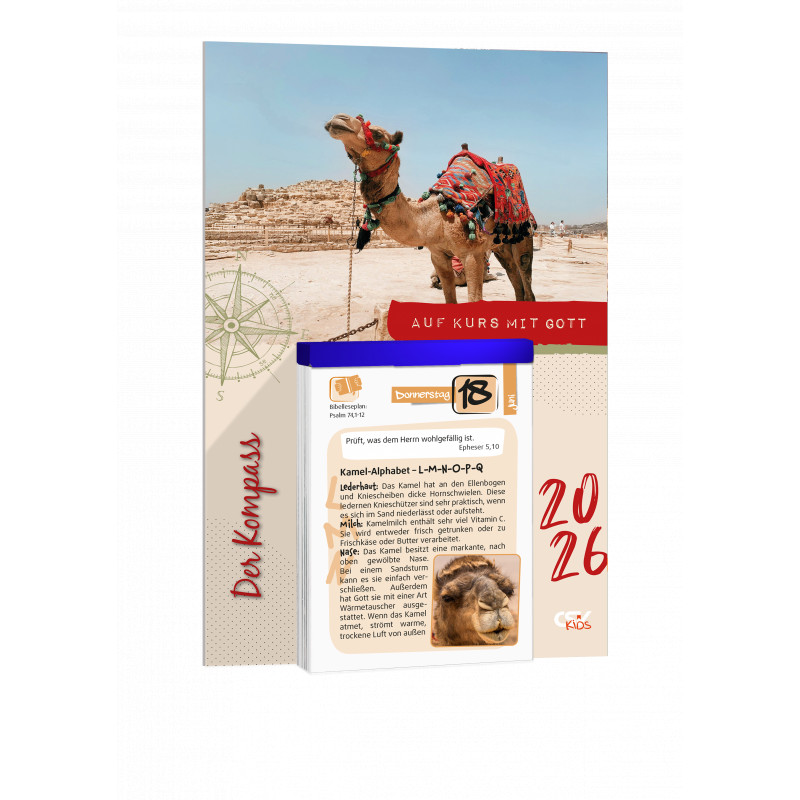 Der Kompass 2026 - Abreißkalender