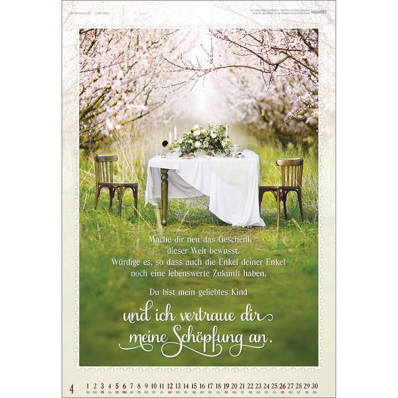 Ich bin da, dir ganz nah 2026 -  Autor: Doro Zachmann (30 x 44 cm)