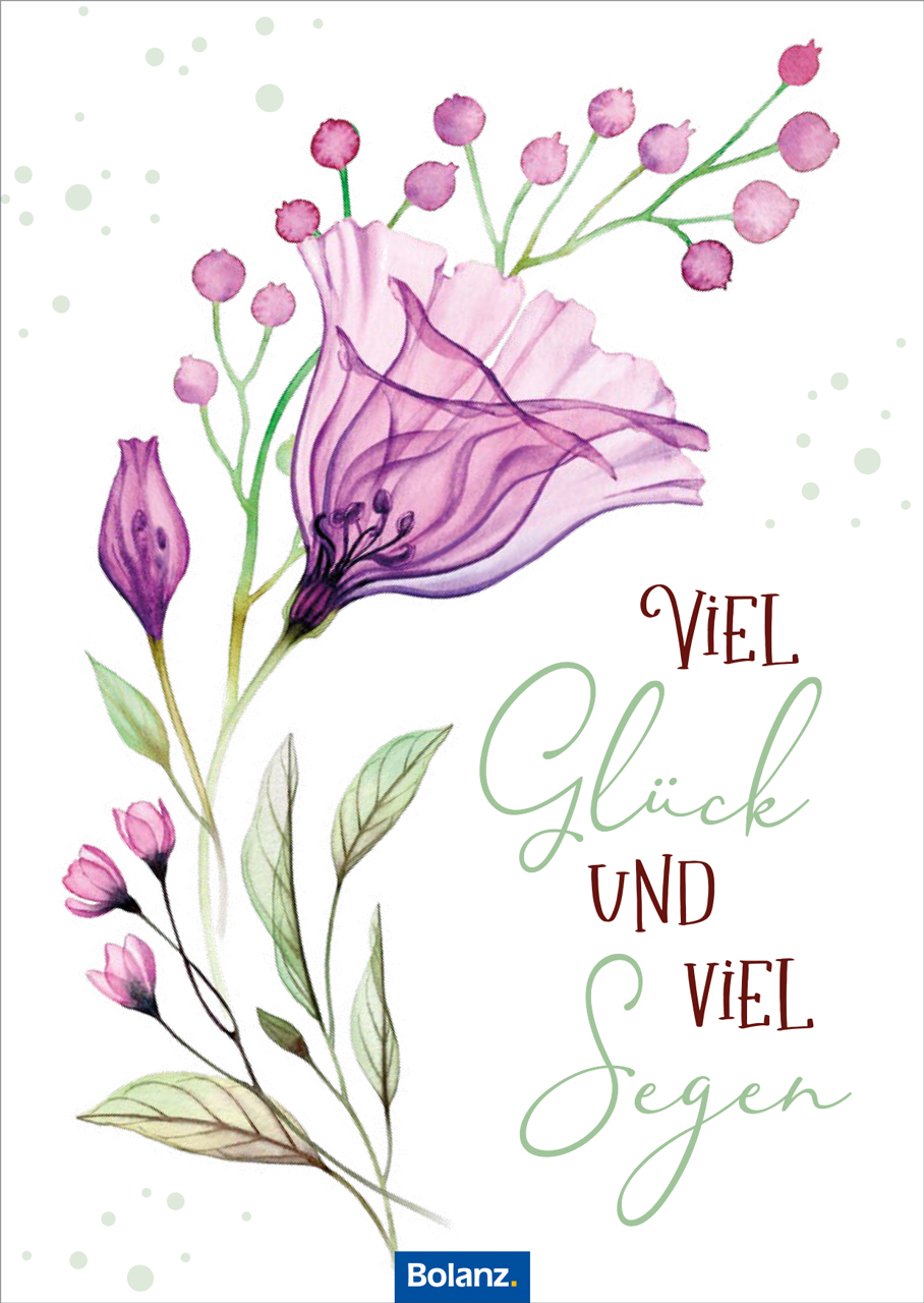 Grußheft - Viel Glück und viel Segen -  Anlass: Geburtstag Autor: Erich Remmers (10,5 x 14,8 cm)