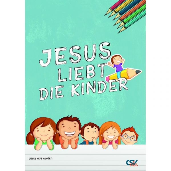 Jesus liebt die Kinder - Malbuch -  Autor: Gunther Werner - Geheftet 1. Auflage (20,9 x 29,7 x 0,4 cm)