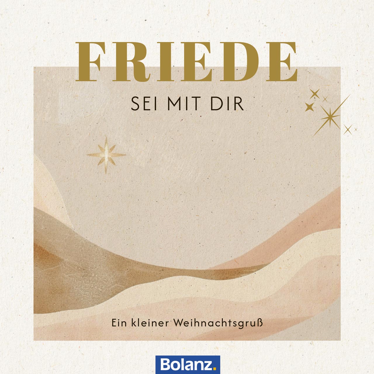 Grußheft Weihnachten – Friede sei mit dir