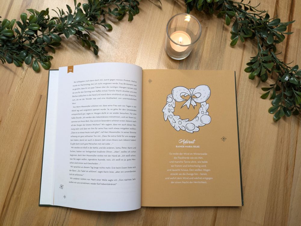 Zeit der Lichter und Geschichten - Weihnachtsgeschichten zum Lesen und Vorlesen -  Anlass: Weihnachten Autor: Annegret Prause (Hrsg.) - Hardcover 1. Auflage (17 x 23,5 x 2 cm)