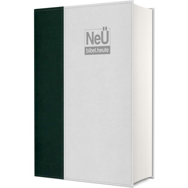 NeÜ Bibel.heute - Standard - Kunstleder zweifarbig Grün/Grau
