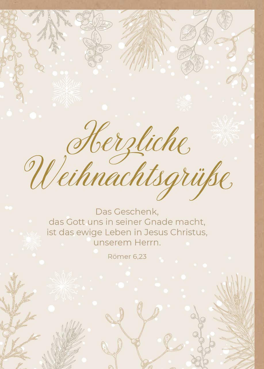 Faltkarte zu Weihnachten mit Goldveredelung - Anlass: Weihnachten (12 x 17 cm) Faltkarte zu Weihnachten mit Goldveredelung - Anlass: Weihnachten (12 x 17 cm)