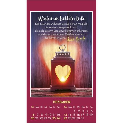 Gott ist bei dir 2026 -  Autor: Dietrich Bonhoeffer (6 x 10,5 cm)