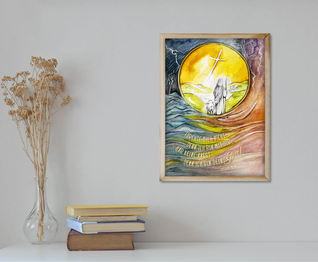 Poster Jahreslosung 2027 Simone Riedel A3