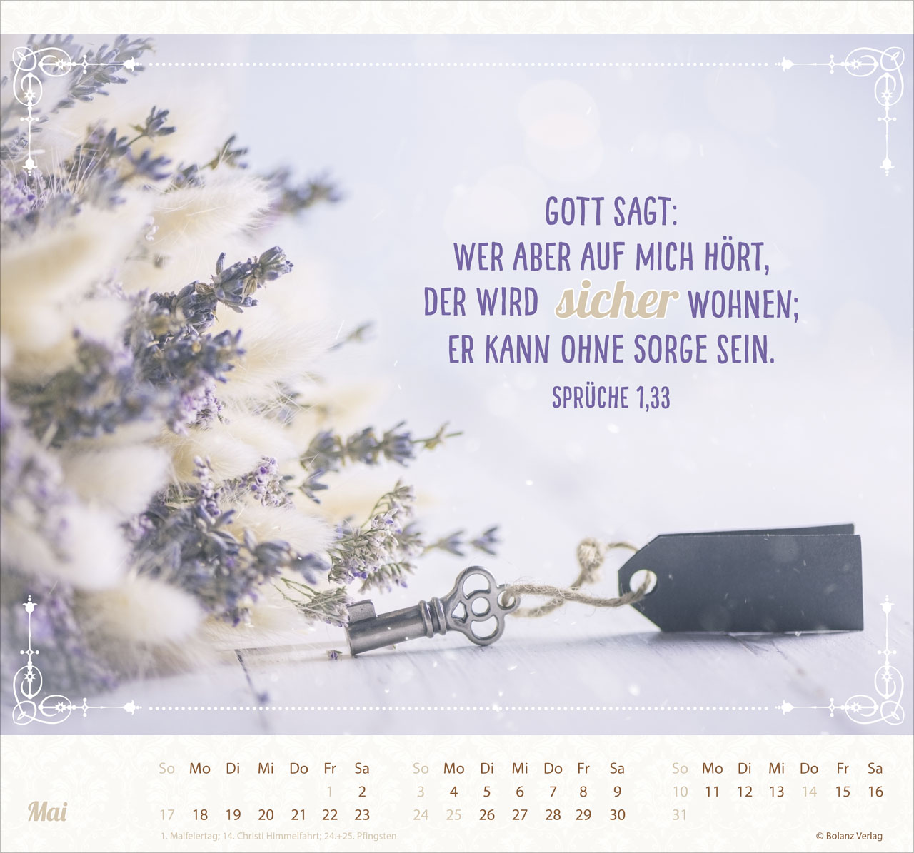 Am Anfang war das Wort 2024 - Wandkalender