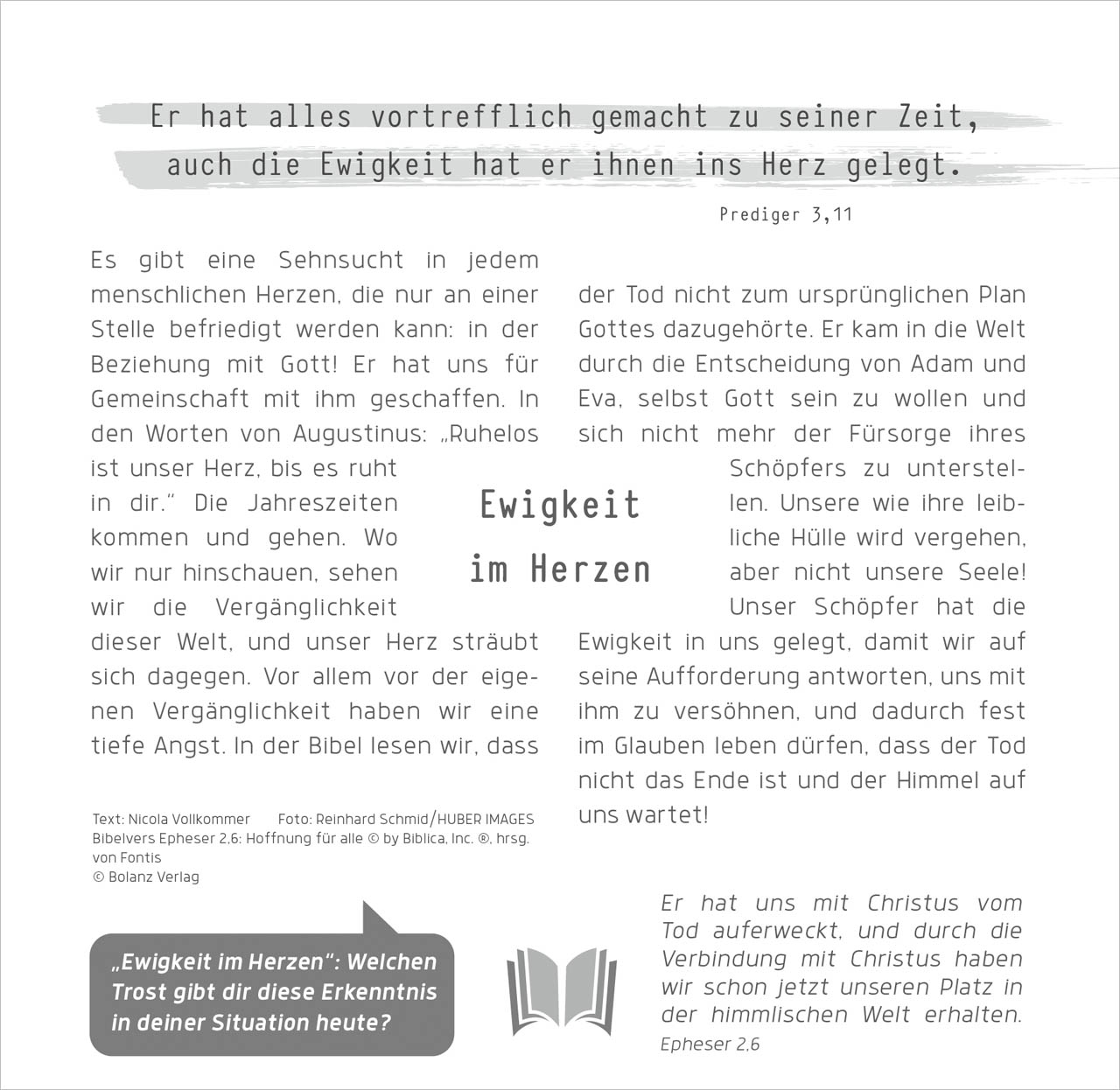 Weg-Licht-Leben 2026 - Tischkalender