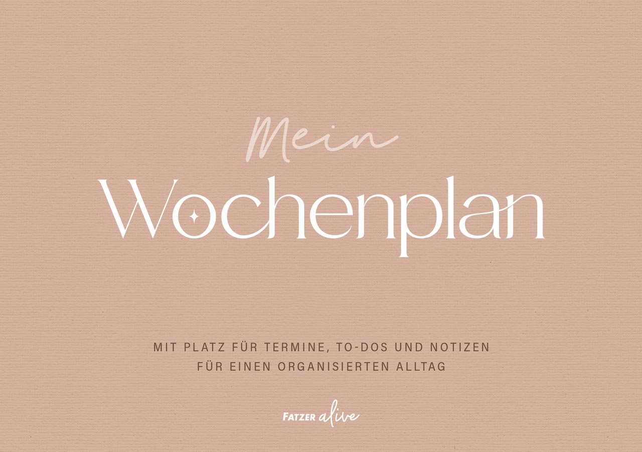 Mein Wochenplaner -  (21 x 14,8 cm)