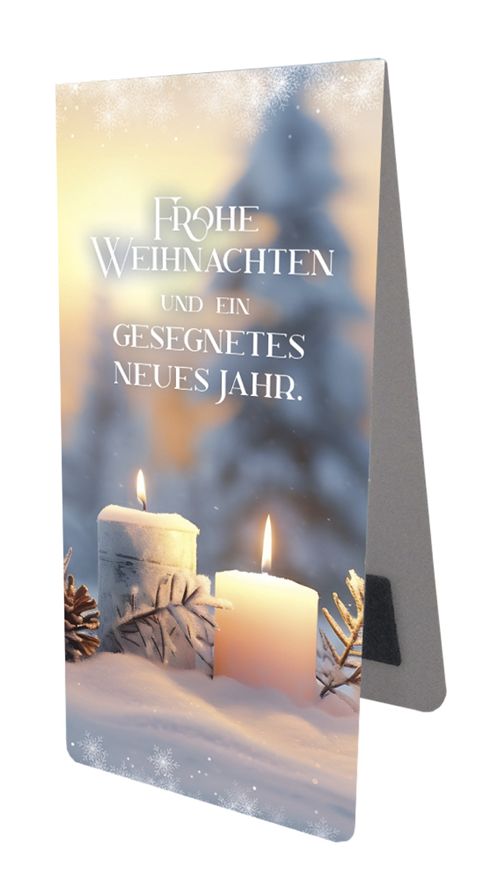 Magnetlesezeichen Weihnachten -  Anlass: Weihnachten (4,5 x 9,5 cm)