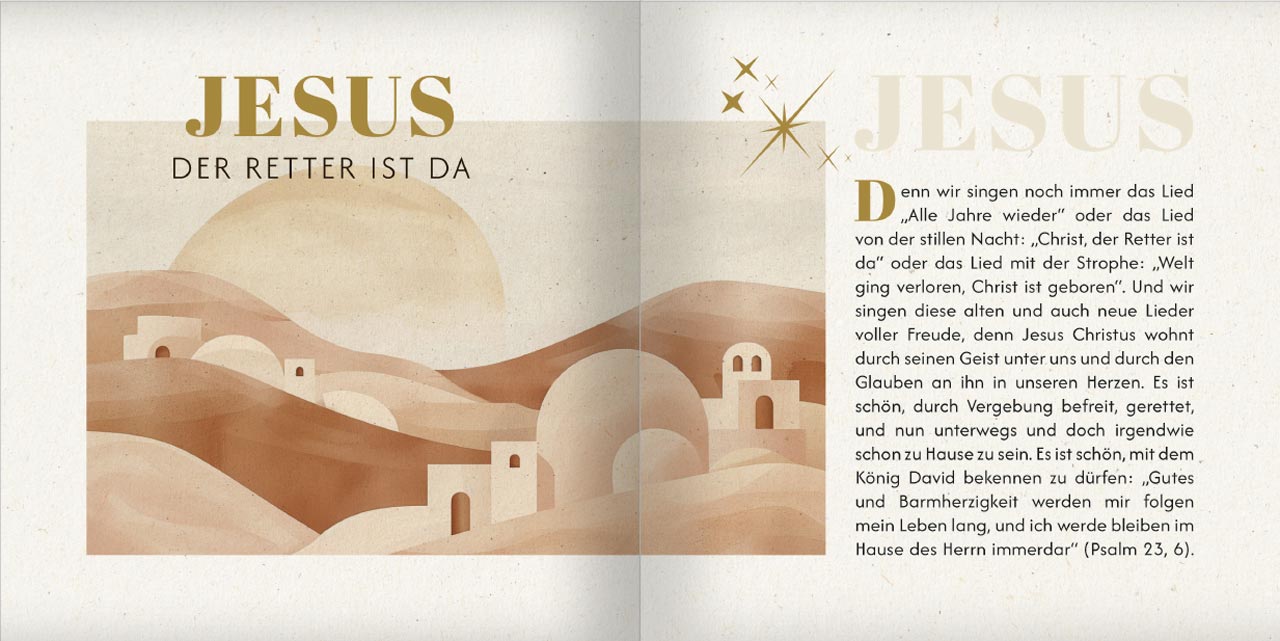Grußheft Weihnachten – Friede sei mit dir