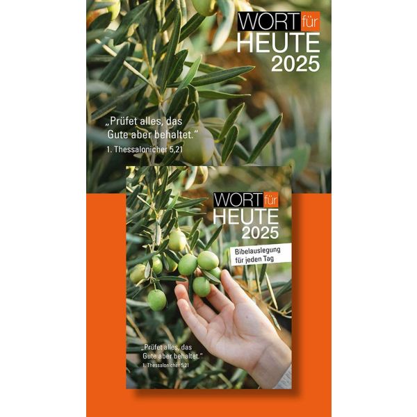 Wort für heute 2025 - Abreißkalender -  - Geblockt (11 x 15 x 2,7 cm)