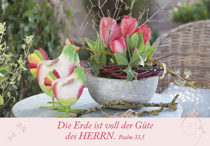 Neujahrslose Garten -  (9,8 x 6,8 cm)