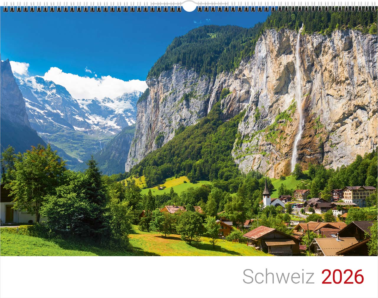 Schweiz 2026 - Wandkalender