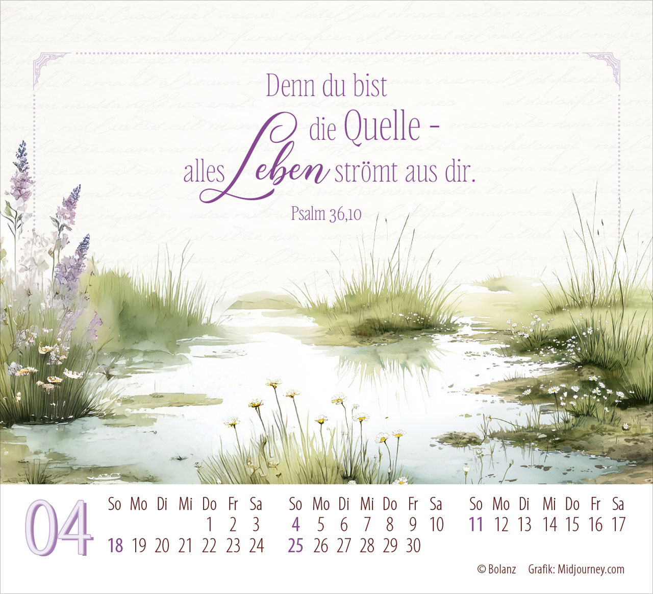 Poesie guter Worte 2027 – Minikalender