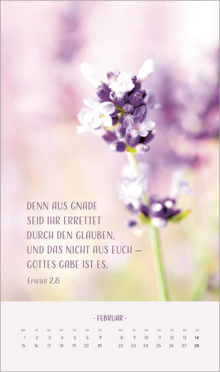 Zarte Blumengrüße 2027 – Posterkalender