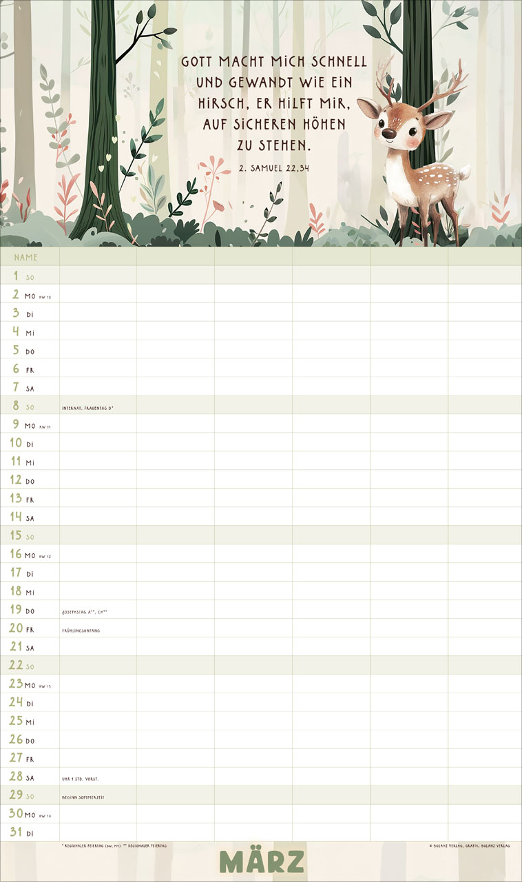 Mein Familienplaner 2026