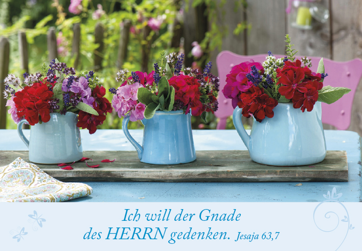 Neujahrslose Garten -  (9,8 x 6,8 cm)