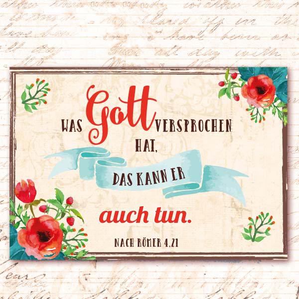 Miniaufstellbuch - Poesie der guten Gedanken -  (11 x 11,5 x 2 cm)