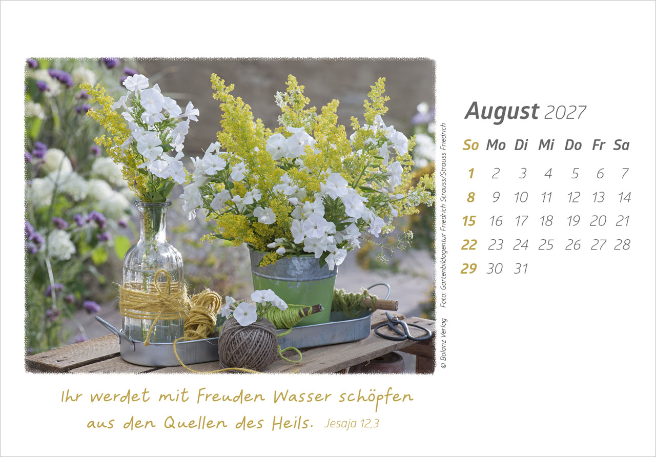 Die Güte Gottes preisen 2027 – Tischkalender