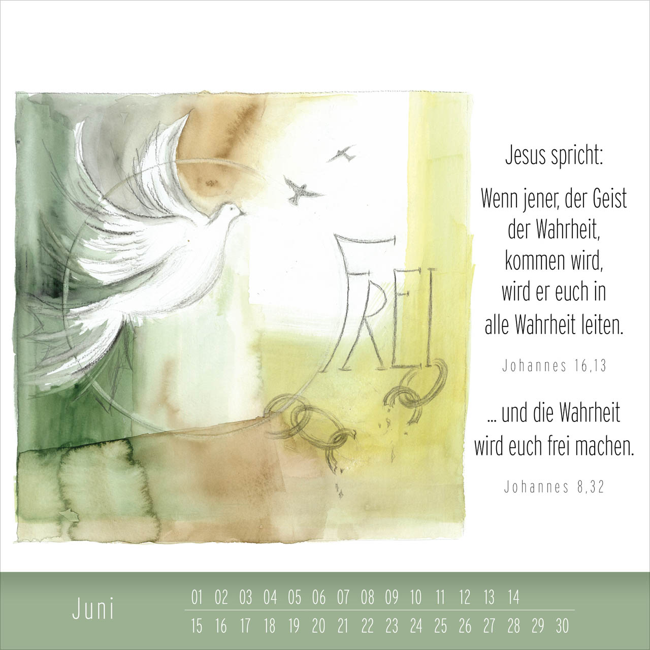 Immerwährender Tischkalender Hoffnung und Leben