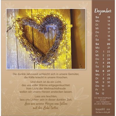 Gut, dass es dich gibt 2026 -  Autor: Doro Zachmann (16 x 16 cm)