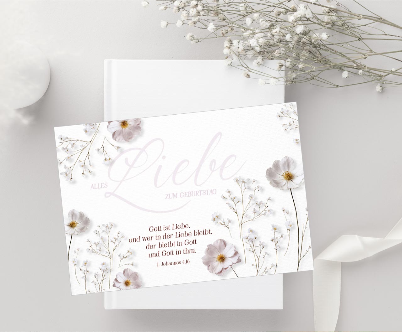 Faltkarte Alles Liebe zum Geburtstag – Gott ist Liebe