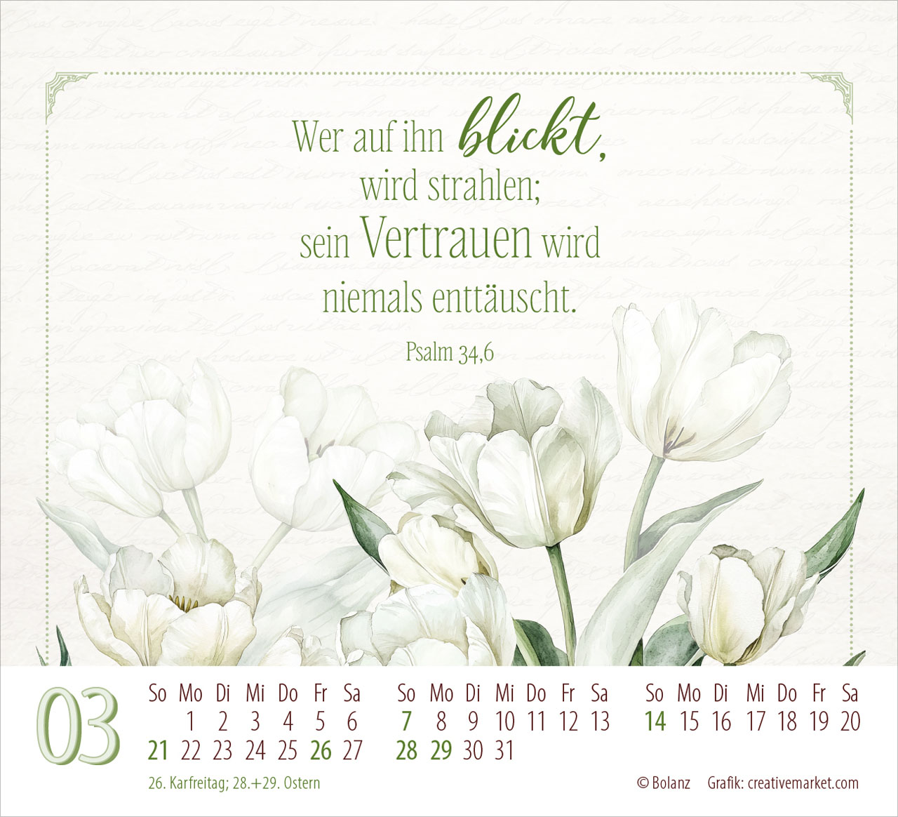 Poesie guter Worte 2027 – Minikalender