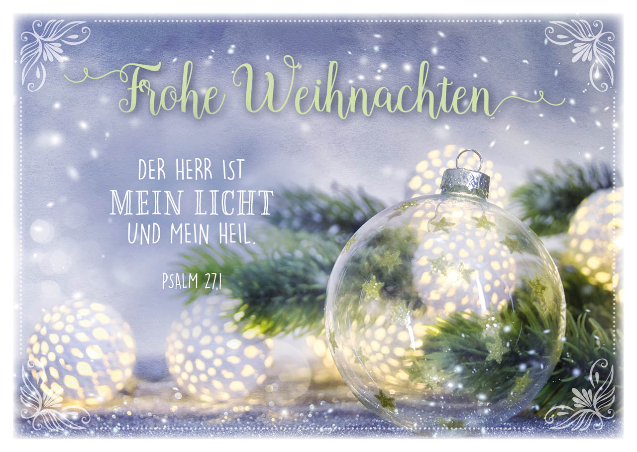 Postkartenbox Besinnliche Weihnachtzeit -  Anlass: Weihnachten (15 x 11 cm)