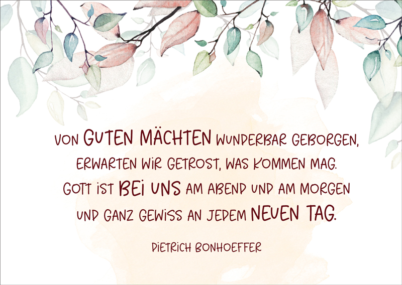 Postkartenbox Von guten Mächten -  Anlass: Trost (15 x 11 cm)