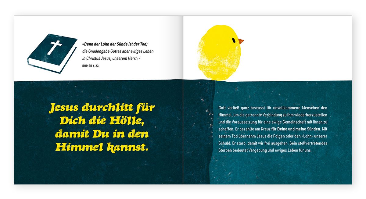 Ostern heißt: »Ich rette Dich!« - Jesus -  Anlass: Ostern Autor: Maria Jäger - Geheftet 1. Auflage (13,5 x 13,5 x 0,3 cm)