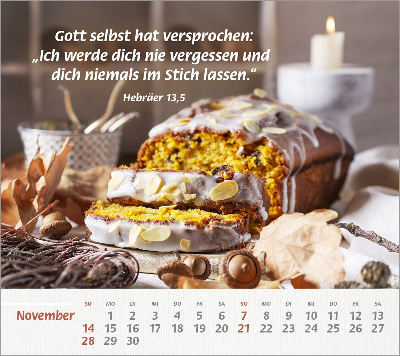 Du bist meine Stärke Großdruck 2027 -Tischkalender
