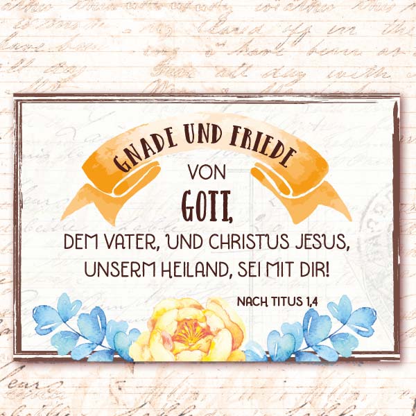 Miniaufstellbuch - Poesie der guten Gedanken -  (11 x 11,5 x 2 cm)