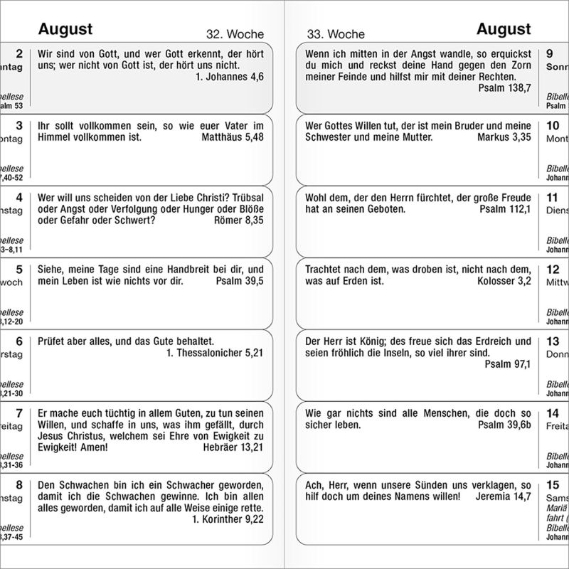 Gottes Wort für jeden Tag 2026 -  (9 x 15 cm)