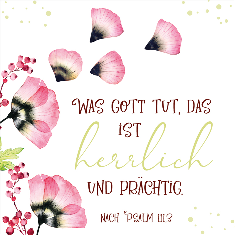 Miniaufstellbuch Deine Güte über uns
