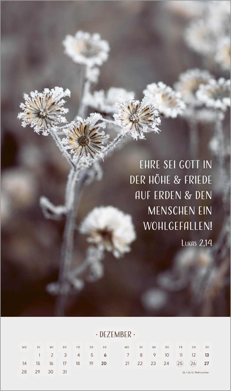 Zarte Blumengrüße Wandkalender 2026