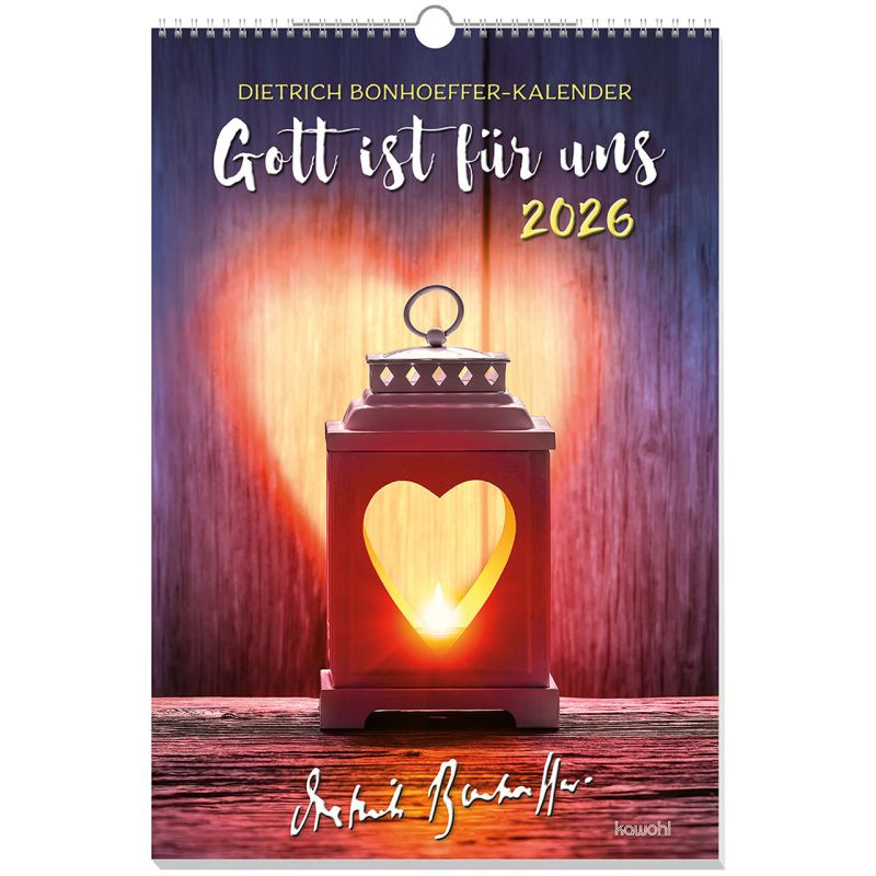Gott ist für uns 2026 -  Autor: Dietrich Bonhoeffer