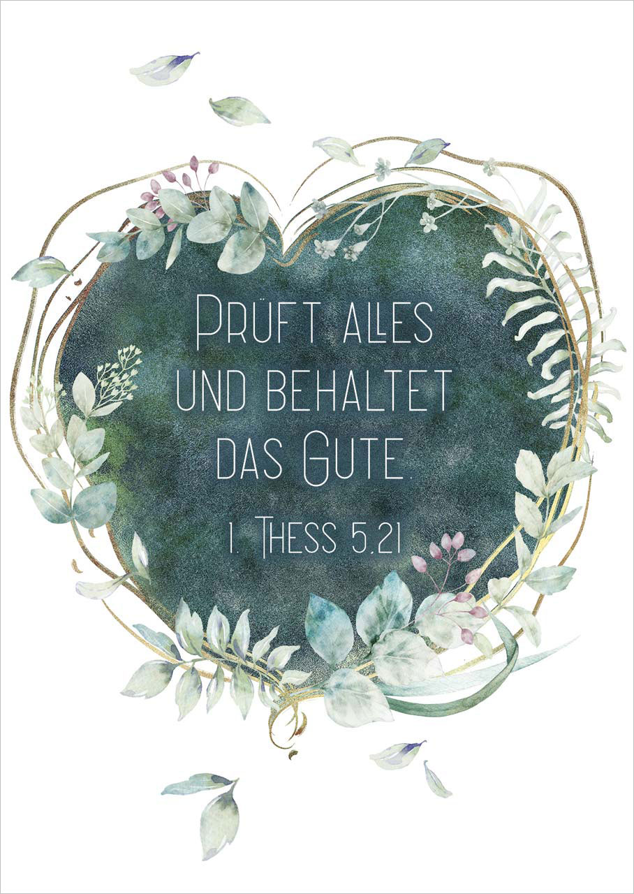 Postkarte Jahreslosung Pflanzen -  Anlass: Jahreslosung (10,5 x 14,8 cm)