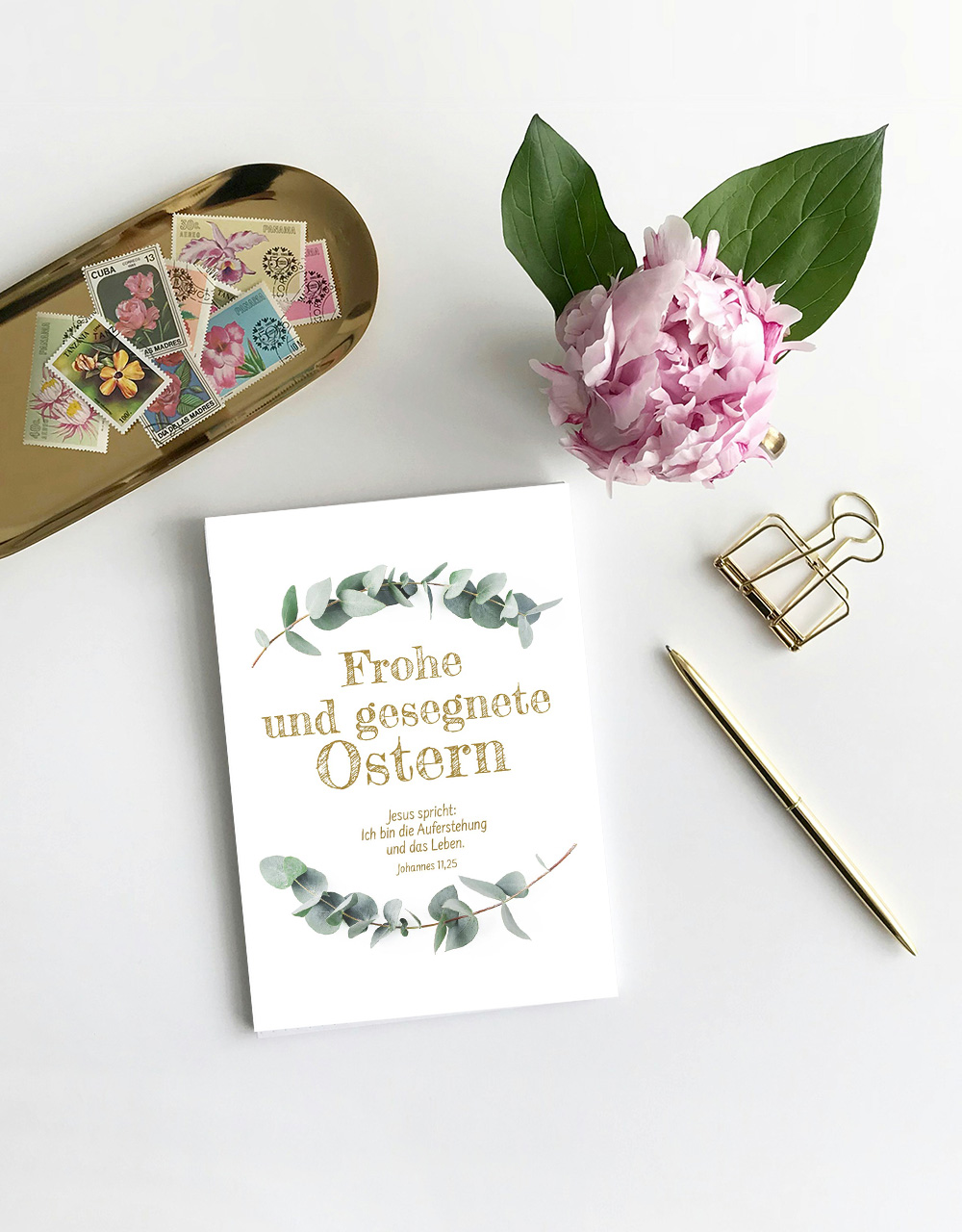 Postkarte Frohe Ostern -  Anlass: Ostern (10,5 x 14,8 cm)