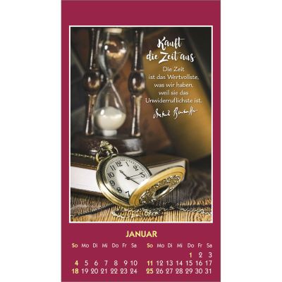 Gott ist bei dir 2026 -  Autor: Dietrich Bonhoeffer (6 x 10,5 cm)