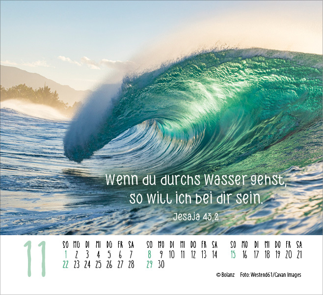 Zeit für Meer - Minikalender 2026