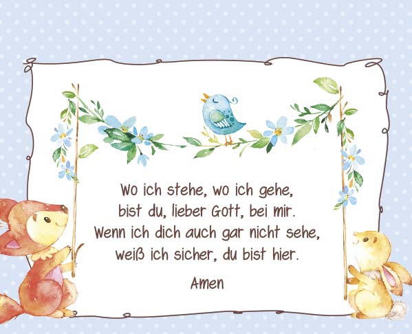 Postkartenaufstellbuch Kindergebete -  (14,8 x 12 cm)