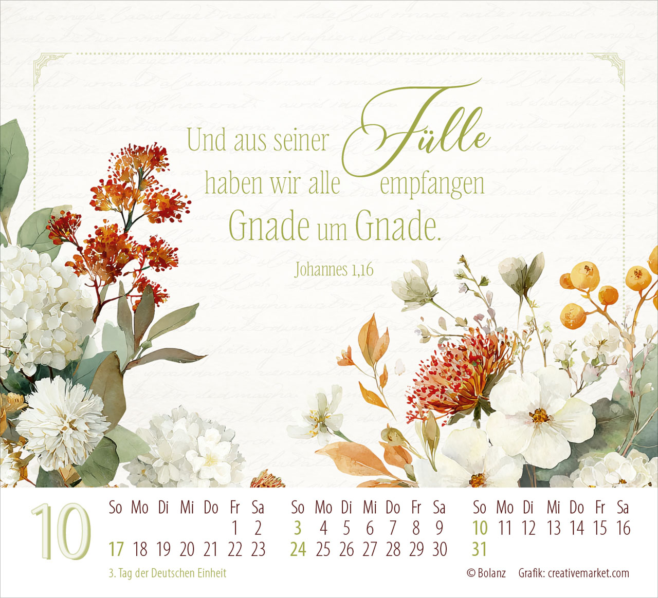 Poesie guter Worte 2027 – Minikalender