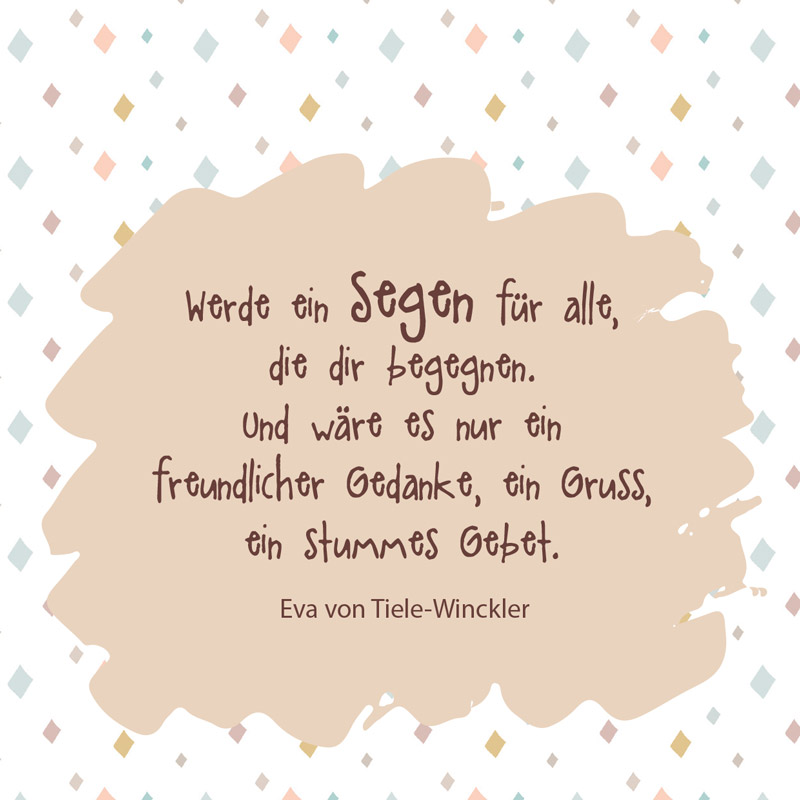 Miniaufstellbuch Ich geh ein Stück mit dir -  (10,5 x 10,5 cm)